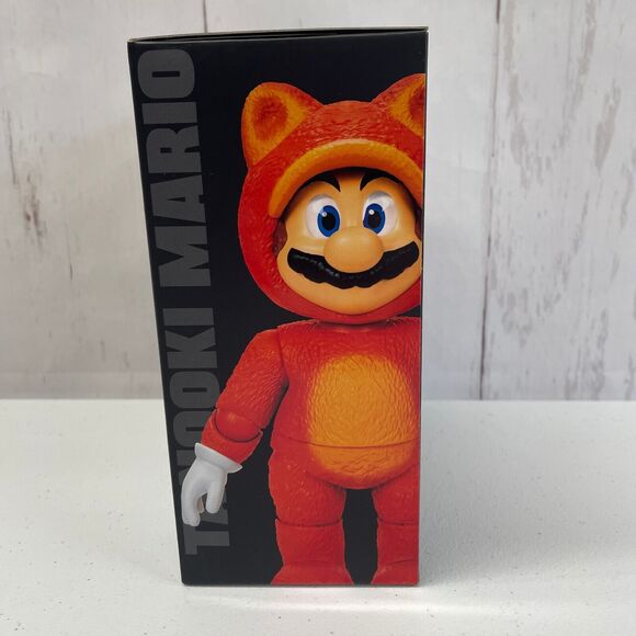 The Super Mario Bros Movie Toy Tanooki Fox Jakks 5" Action Figure - Picture 3 of 6